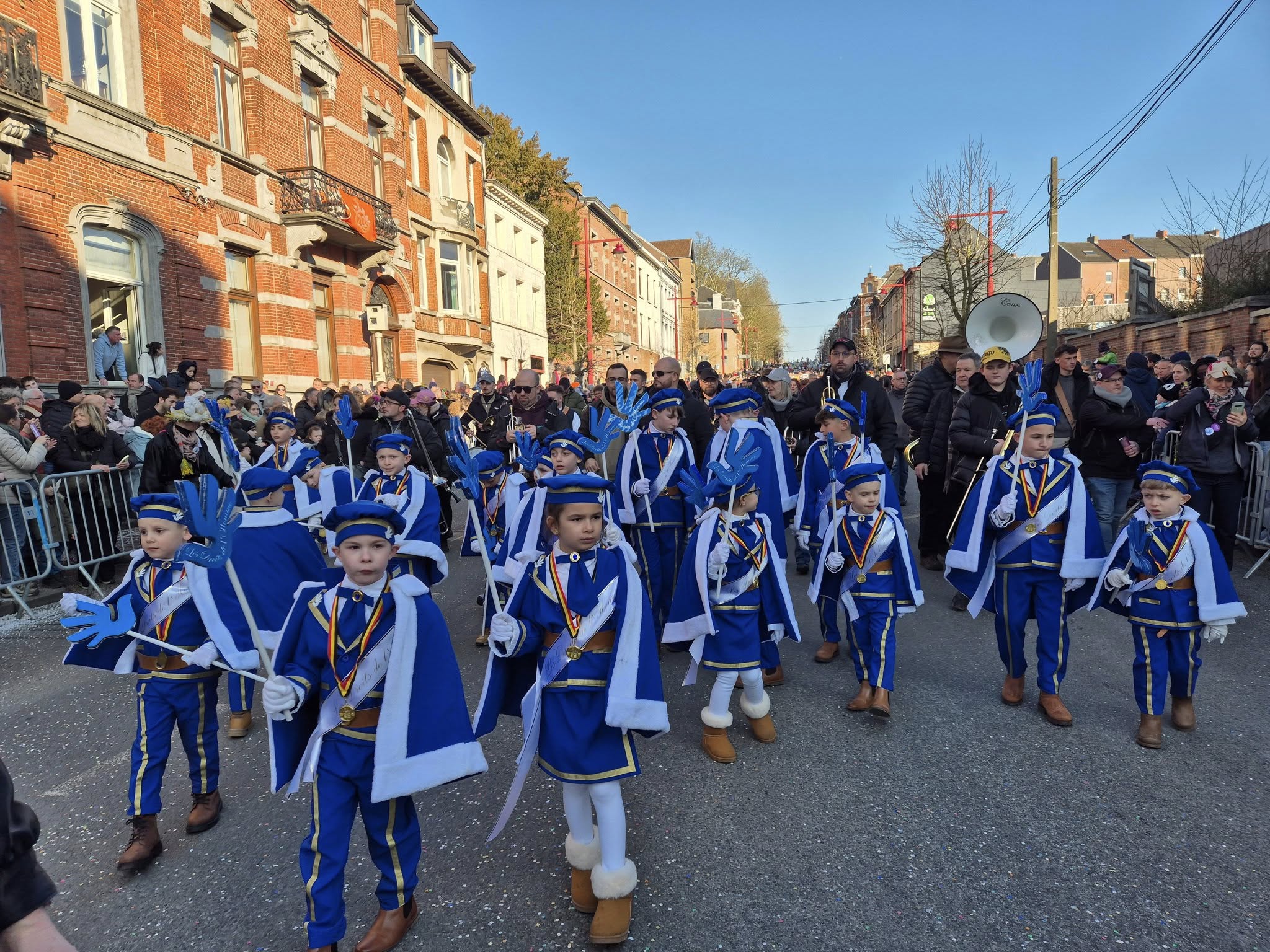 Détails du costume de Gille